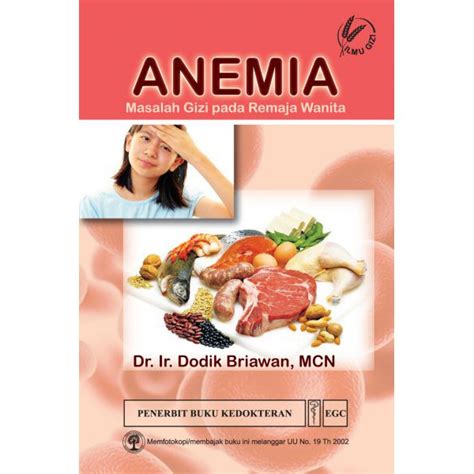 Jual Original Anemia Masalah Gizi Pada Remaja Wanita Cbsby Shopee