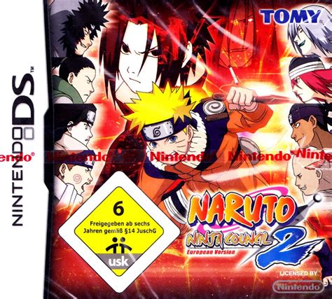 Naruto Ninja Council 2 European Version Cover Or Packaging Material