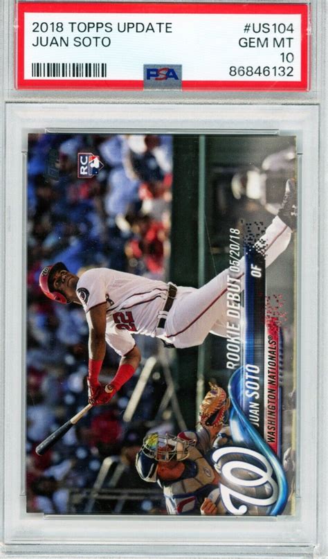 Juan Soto Topps Update Us Rookie Debut Price Guide Sports