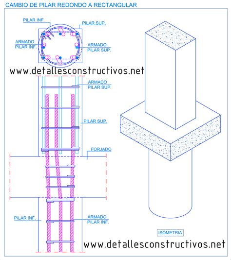 Columnas De Concreto Armado Dwg Image To U