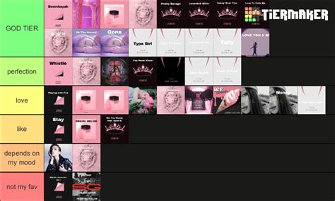 Ranking Every Blackpink Song Tier List Community Rankings Tiermaker