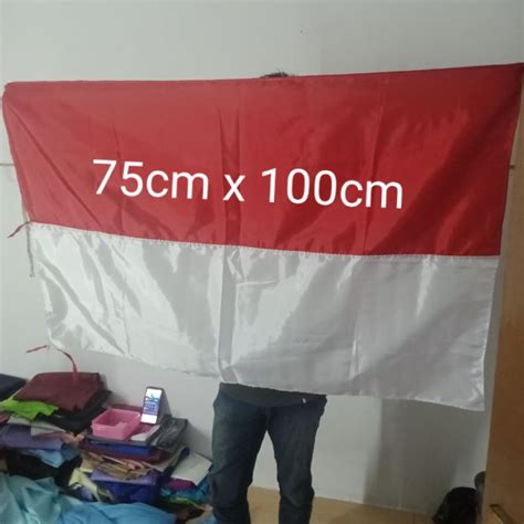 Jual Bendera Merah Putih Uk 75 X 100cm Shopee Indonesia