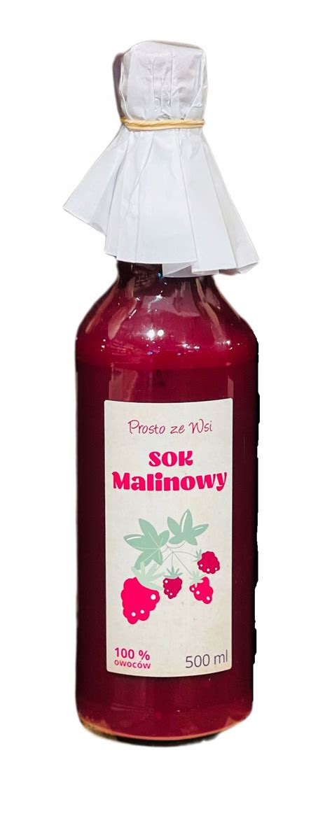 SOK MALINOWY Z Malin 100 Prosto Ze Wsi 500ml 12999752141 Allegro Pl