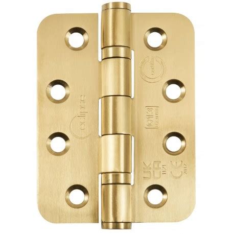 Eclipse Grade 13 4 Radius Ball Bearing Hinges Satin Brass