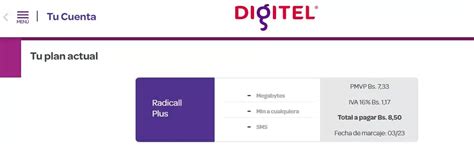 ¡otro Aumento Las Nuevas Tarifas De Los Planes De Digitel Para Marzo