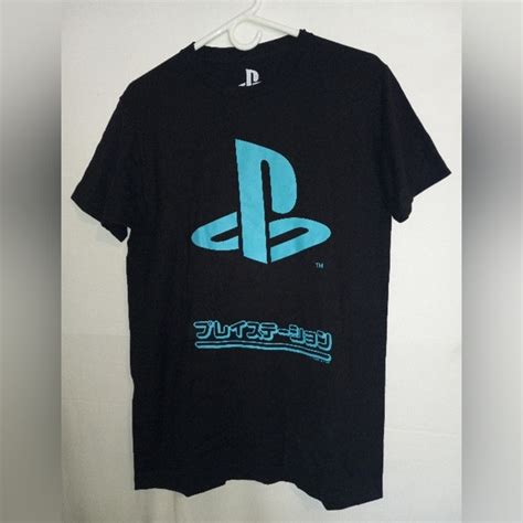 Sony Shirts Sony Playstation Logo Black Tshirt M Poshmark