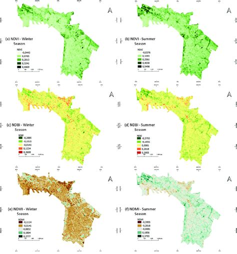 Normalised Difference Vegetation Index NDVI Winter Season A