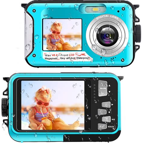 Waterof Camera Underwater Camera For Snorkeling K Mp Video