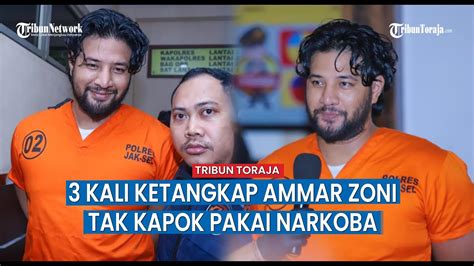 Ammar Zoni Tak Kapok Kembali Masuk Jeruji Besi Gegara Pakai Ganja