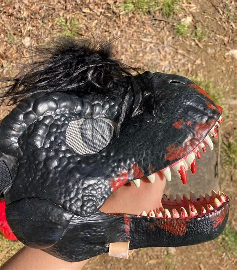 Jurassic World T Rex Dino Mask With Movable Jaw Etsy