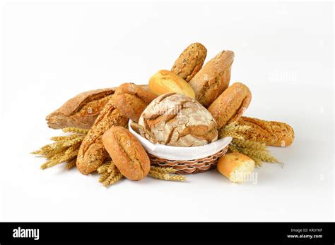 Various Types Of Bread Stock Photo Alamy