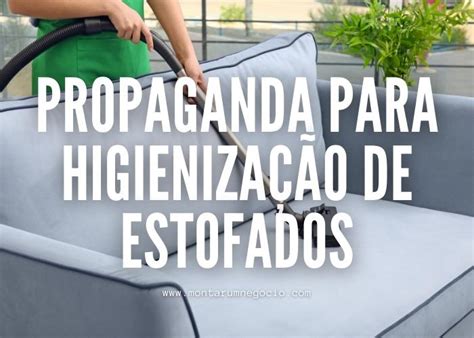 Propaganda De Higieniza O De Estofados Ideias De Texto