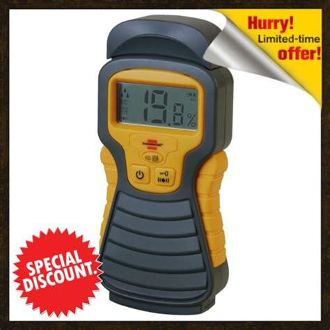 Digital Moisture Detector Damp Meter Wood Brick Screed Wallpaper