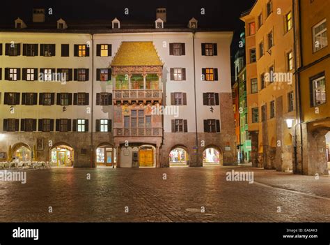 Famous Golden Roof Innsbruck Austria Stock Photo Alamy