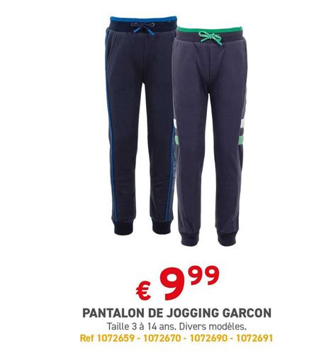 Promo Pantalon De Jogging Gar On Chez Trafic Icatalogue Fr