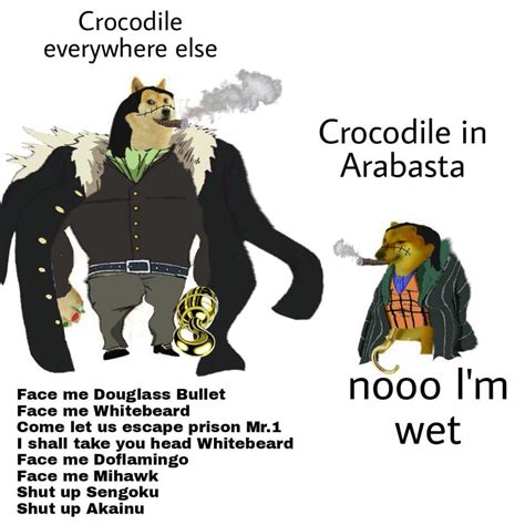 Crocodile Everywhere Else Vs Crocodile In Alabasta One Piece Know