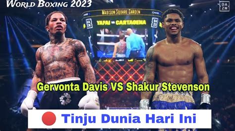 Tinju Dunia 2023 Gervonta Davis VS Shakur Stevenson Tinju Dunia