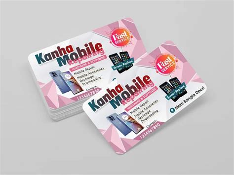 Mobile Repairing Shop Visiting Card Template 090823 Visiting Card