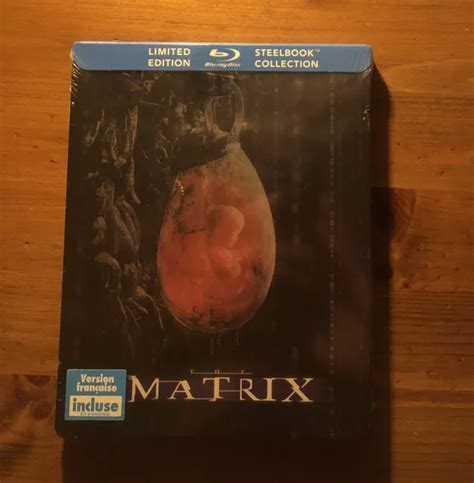 The Matrix French Import Blu Ray Steelbook Keanu Reeves Wachowski