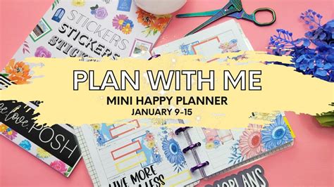 Plan With Me Mini Horizontal Happy Planner Youtube