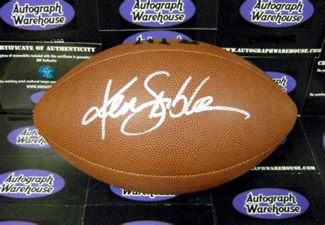 Ken Stabler autographed Football (Oakland Raiders)