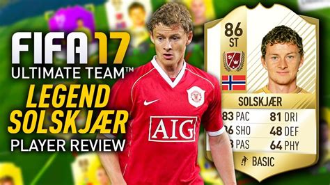 Fifa 17 Ole Gunnar Solskjaer 86 Awesome Legend Player Review Fifa