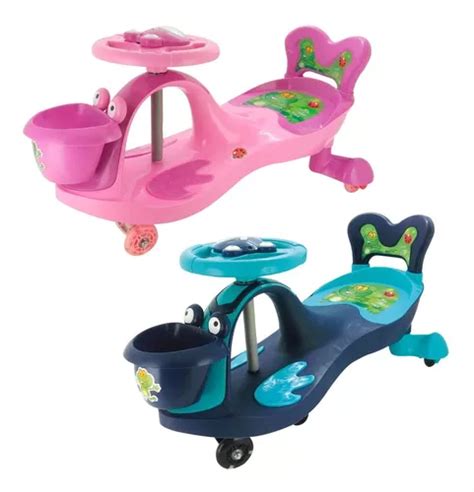 Carrinho Zippy Car Infantil Gira Carro Azul Rosa Garantia Nf Frete Gr Tis