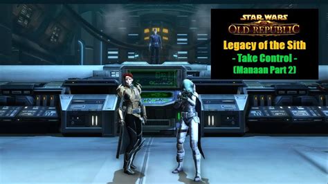 Swtor Legacy Of The Sith Take Control Manaan Part Jedi Knight