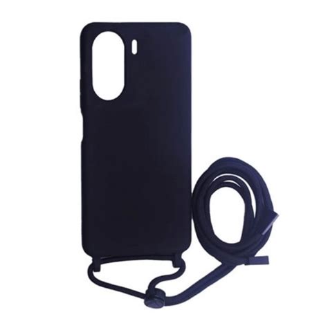 Capa Silicone Xiaomi Redmi C Preto Robusta Corda