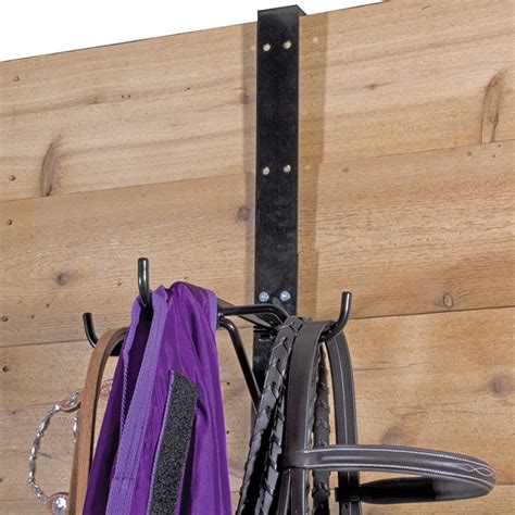 Easy Up® Fold Down Three Hook Tack Rack In Tack Bridle Racks And