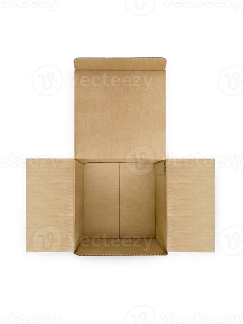 Open Empty Cardboard Box Transparent Background Png