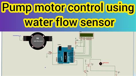 Water Flow Rate Volume Measurement How To Control Pump Motor Using