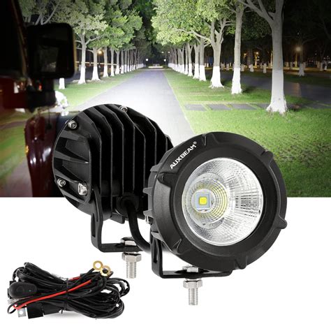 Auxbeam Led Pod Light Mmf Inch Round Offroad Lights Spot Beam