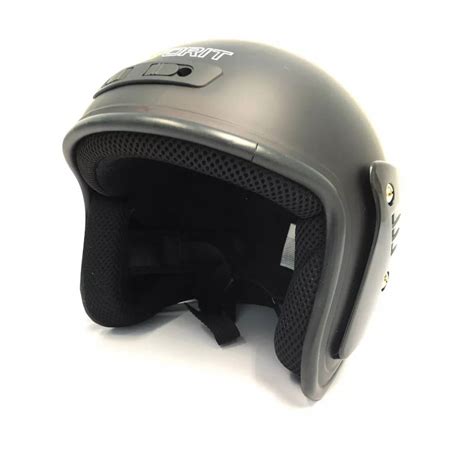 Casco Moto Abierto Con Visera Y Correa Ajustable