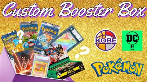 Opening Hro Dc X Pokemon Card Custom Booster Box Youtube