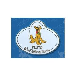 Disney Mystery Tin Pin Nametags Pluto Name Tag