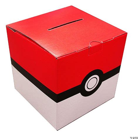 Pokemon 9x9x9 Pokeball Flat Empty T Box Oriental Trading