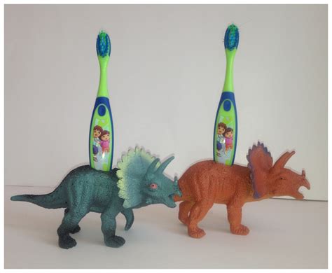 All This For Them Dinosaur Tooth Brush Holders