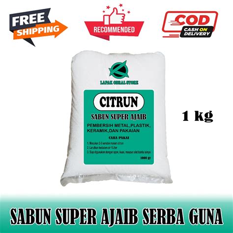 Jual CITRUN BIANG CITRUN SITRUN 1KG PEMBERSIH SERBAGUNA SABUN SUPER