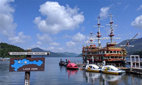 Hakone Sightseeing Cruise Lake Ashi Pirate Ship Boat Tours From Tokyo