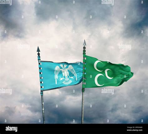 Ottoman Empire Flag Seljuk State Flag Stock Photo Alamy