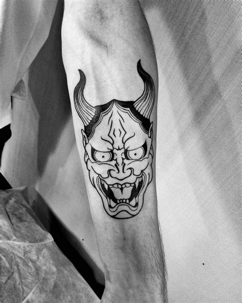 Oni Mask Tattoo By Balootattooer TatuaggiPiercing It Nel 2021