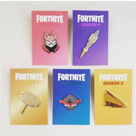 [2019] Fortnites Official Pins Representing Each Season Fortnite