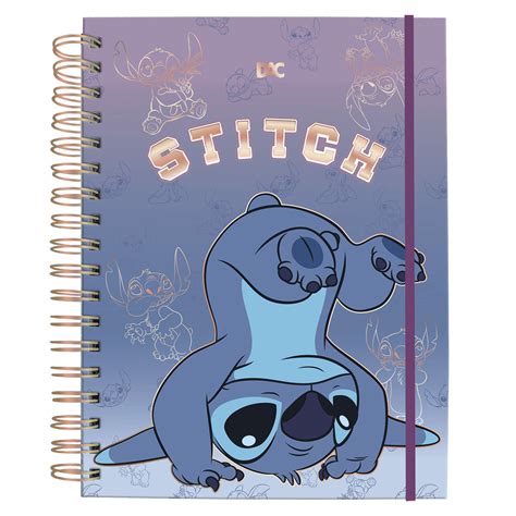 Caderno Smart Stitch 80 folhas 90g 10 divisórias Tira Folha Dac