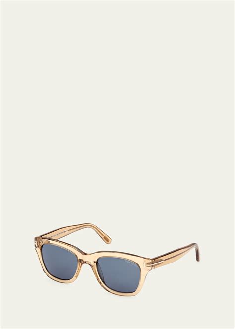 TOM FORD Snowdon Acetate Square Sunglasses Bergdorf Goodman