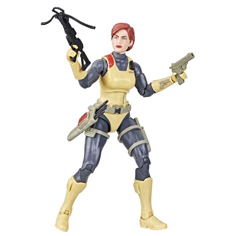 G I Joe Classified Series Retro Cardback Scarlett Collectible 6 Inch Action Figure With 17