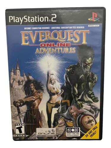 Everquest Online Adventures Playstation 2 Jogo Original Ps2