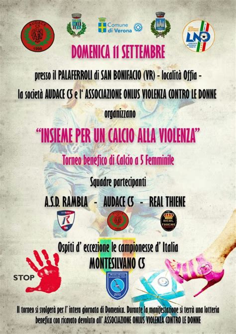 Sport Domenica Settembre Quadrangolare Benefico Insieme Per Un