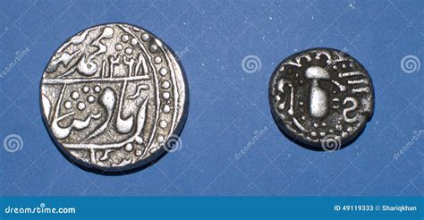 Ancient Indian Coins Stock Photo - Image: 49119333