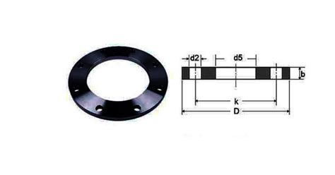 ANSI / ASME B16.5 Flat Face Flanges Dimensions, SS Flat Flange